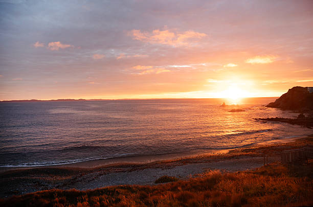 Canada Newfoundland Twillingate village,  sunset