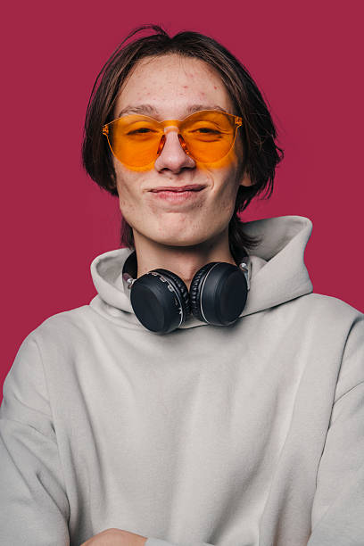 istock professional studio image capturing music streamer with bold fashion statements and engaging 2244203408