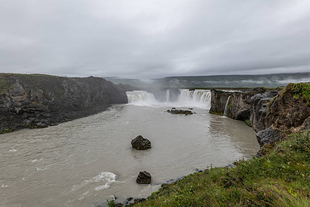 istock The waterfall Godafoss in Iceland 2244205671