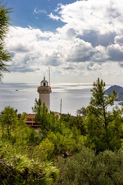 istock Gelidonya Lighthouse standing above blue Mediterranean Sea 2244207904