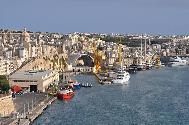Valetta, Malta - waterfront on the Grand Harbour