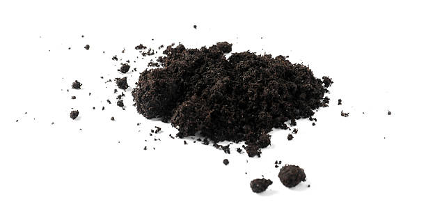 istock Pile of fresh soil isolated on white 2244212004