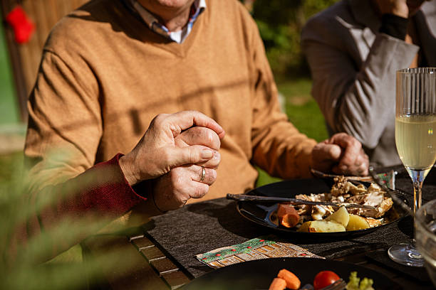 istock Senior love, support and care during lunch 2244214636