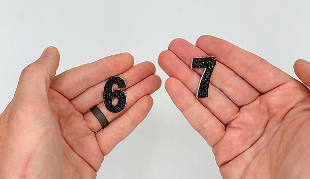istock Six Seven 6-7 Social Media Meme Trend 2244214901