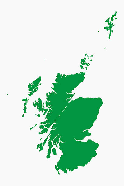 istock Vector artwork of detailed outline map of SCOTLAND 2244219805