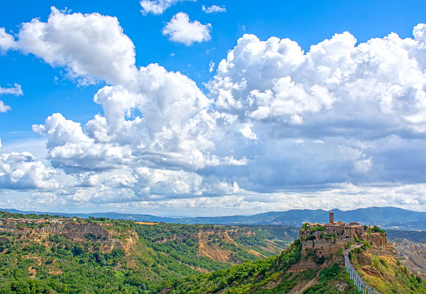 Main gate of Civita di Bagnoregio, Viterbo province, Lazio, Italy