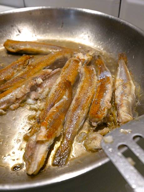 istock Small, cleaned whiting ready to cook. 2244223219