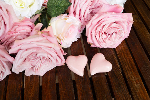 istock Blooming pink rose flowers 2244225333
