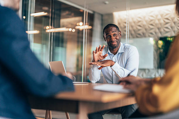 istock Business Meeting for new agreement 2244226259