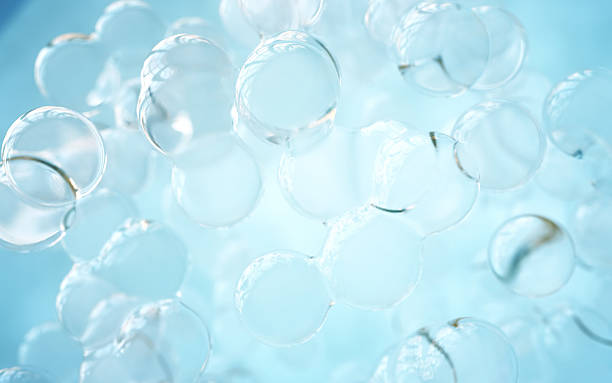 istock Biomedical Clear Oil Liquid Cosmetic Bubbles Metaballs 2244229831
