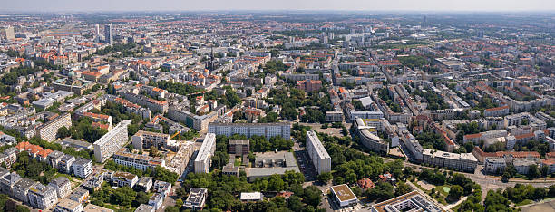 istock Aerial panorama view around the city Leipzig 2244231202