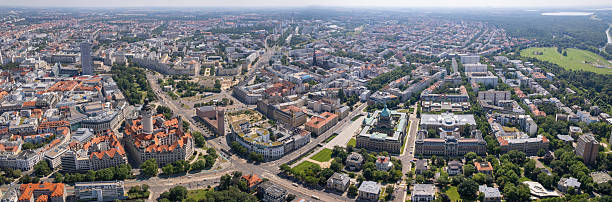 istock Aerial panorama view around the city Leipzig 2244231208