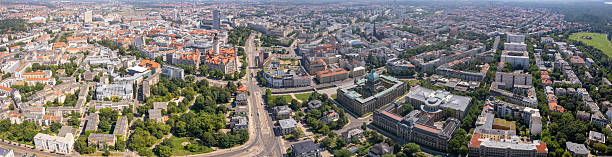 istock Aerial panorama view around the city Leipzig 2244232660