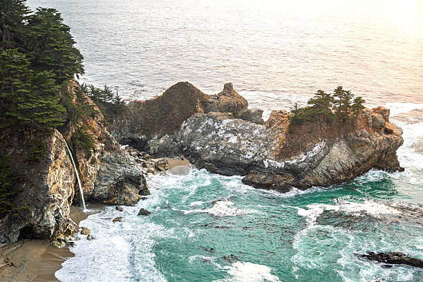 View of McWay Falls from  Julia Pfeiffer Burns State Park
