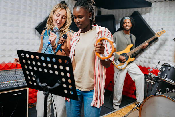 istock Enjoying our music 2244234272