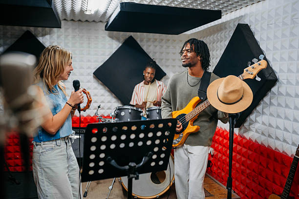 istock Music band rehearsals 2244234325