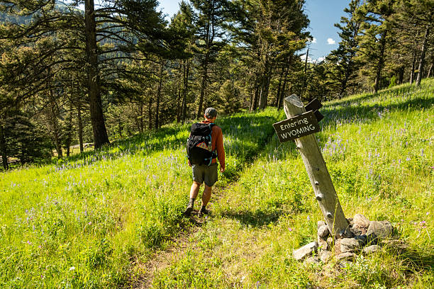 Backpacker Enters Wyoming Via Trail In Yellowstone National Park