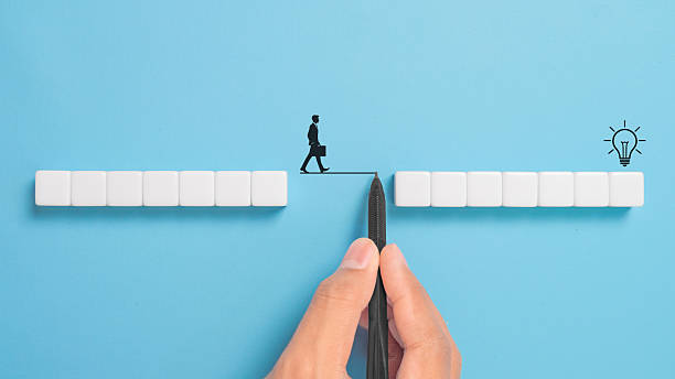 istock Conceptual image of teamwork and innovation 2244244819