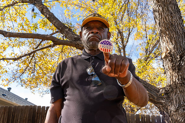 istock Voter displays participation. Autumn election engagement. 2244252399