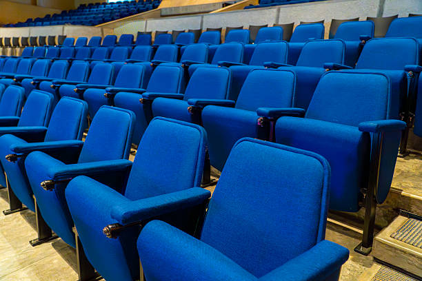 istock Theater or auditorium blue seats 2244252619