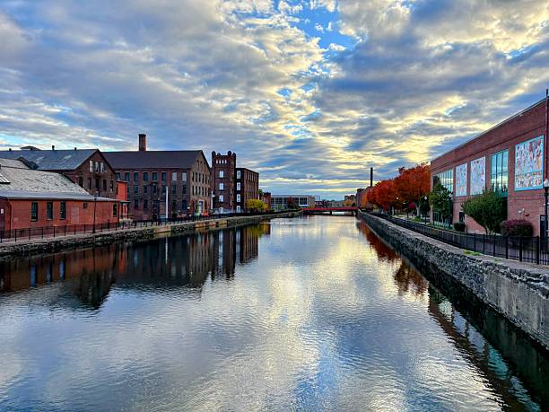 Canal in Holyoke, Massachusetts
