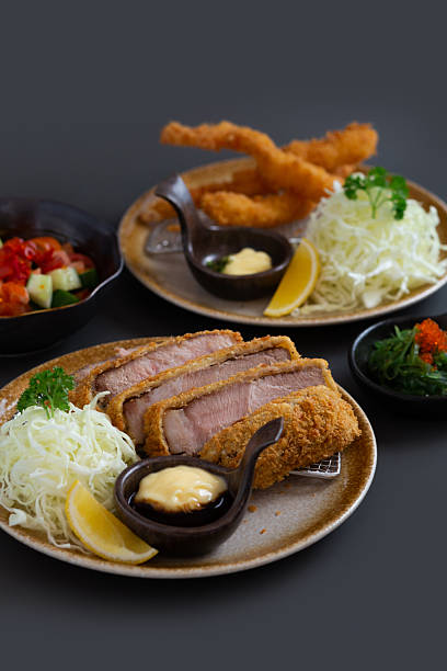 Japanese deep fried pork .