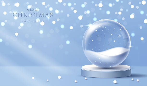 istock Podium shape for show cosmetic product display for christmas day or new years. Stand product showcase on red background with lighting christmas. vector design. 2244265787