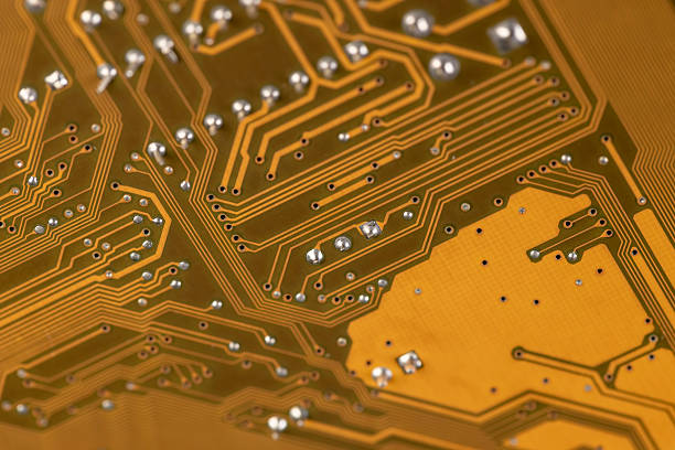istock circuit board with an electronic circuit on the board, an electronic board with electrical components for connecting various electronic devices 2244265904
