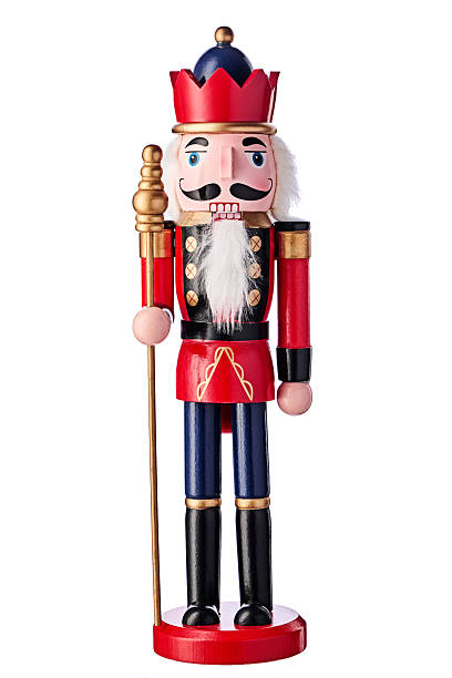 istock Christmas Toy Nutcracker Soldier Isolated on White Background 2244265949