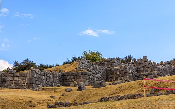 istock Stone ruins of Sacsayhuaman in Cusco, Peru under a clear blue sky. 2244291762