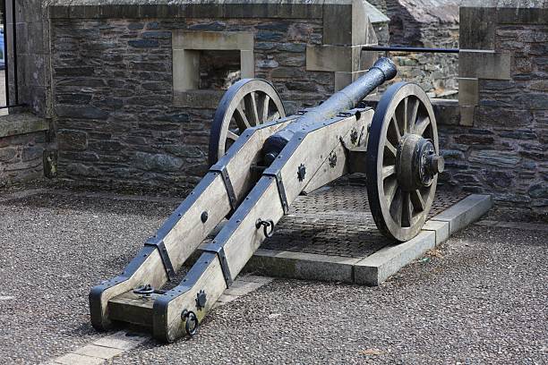 Old cannon in Derry (Londonderry) town in Northern Ireland.