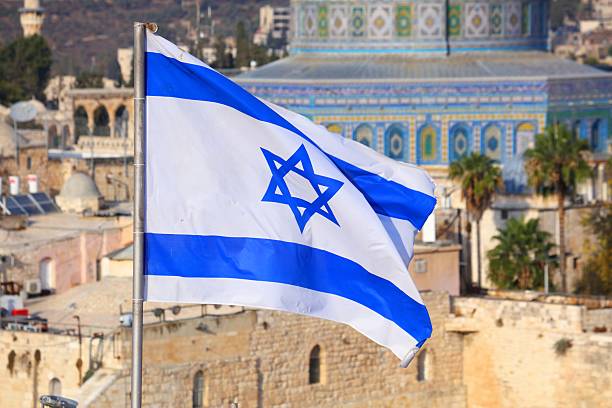 istock Flag of Israel in Jerusalem 2244295553