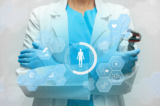 istock Medical professional using advanced technology to analyze health data in a clinical setting 2244309378