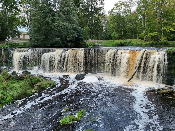 istock Keila waterfall aerial photo 2244311992