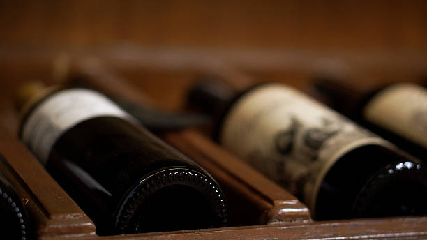 istock Bottles of wine displayed at a winery. 2244319603