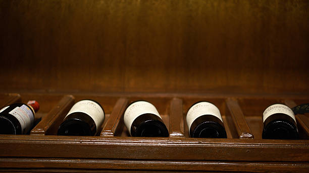 istock Bottles of wine displayed at a winery. 2244319604