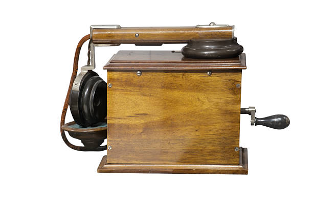 istock Antique Wooden Telephone Set 2244319747