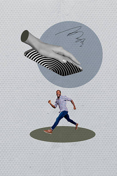 istock Collage portraying laptop computer smartphone addiction manipulation through digital lies hypnotic propaganda illusions 2244322633