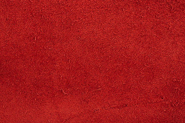 istock Red suede textured macro photo as background. 2244327815
