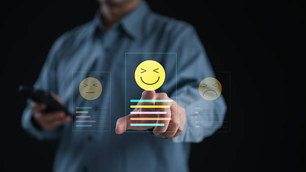 istock Visual representation of customer feedback on services via online platforms, showcasing satisfaction surveys, review impacts on business reputation, and quality assessments. Ideal for marketing insigh 2244327971