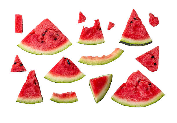 istock Fresh juicy sliced watermelon close up 2244340390