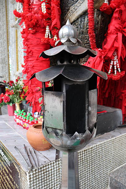 istock An outdoor funeral setup, characterized by religious elements and mourning decorations 2244342520