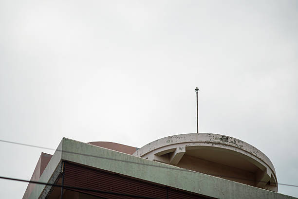 istock Modern Building with Unique Roof Design 2244345486