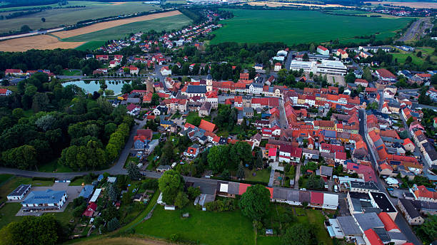 istock Aerial view around the old town of Triptis 2244350335