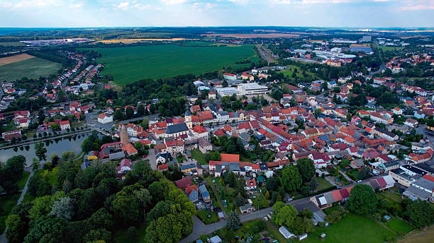 istock Aerial view around the old town of Triptis 2244350764