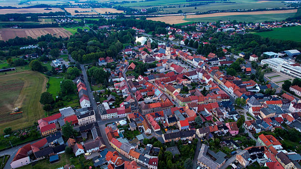 istock Aerial view around the old town of Triptis 2244350766
