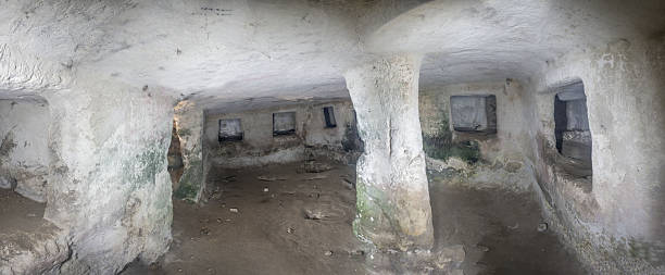 Italy, Sardinia, Sassari, Usini, 20 July 2025 Domus de Janas S'Elise and Entosu are prehistoric rock-cut tombs typical of pre-Nuragic Sardinia (44002000 BC).