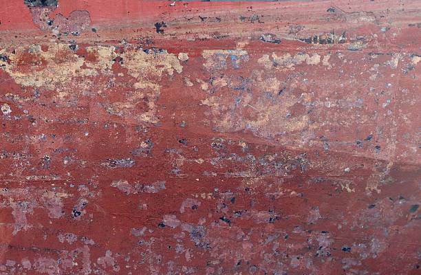 A study of a rusty old boat needy repairs