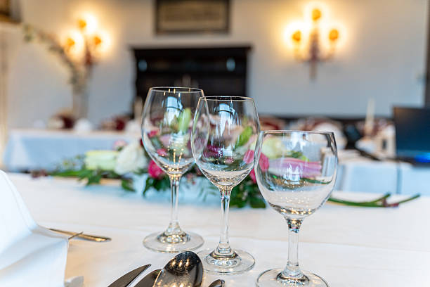 istock Elegant dining atmosphere with warm ambient light 2244358366