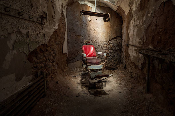 istock Barber Chair in Abandonment 2244358509